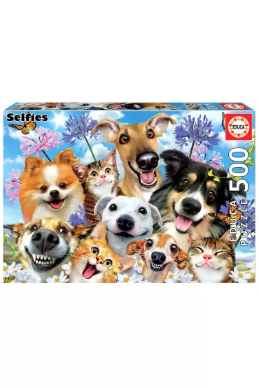 Puzzle 500 el. Zabawa na s�o�cu Educa