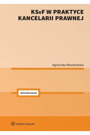 KSeF w praktyce kancelarii prawnej - Agnieszka Weso�owska