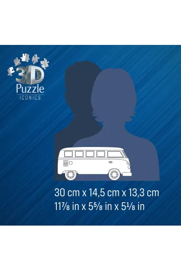 Puzzle Iconics 224 el. 3D Volkswagen T1 Ravensburger