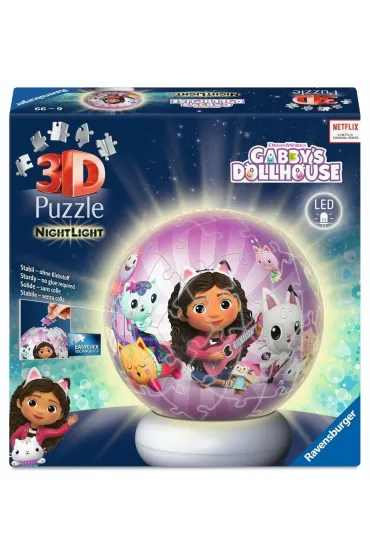 Puzzle 3D NightLight Gabby's Dollhouse Ravensburger