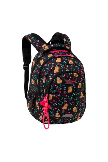 Plecak 39x28x15 3zamki 2kieszenie Flower Capy ASTRA 502026012