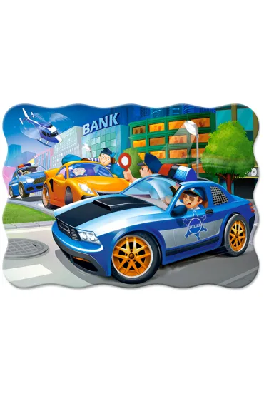 Puzzle 30 el. Police Chase Castorland