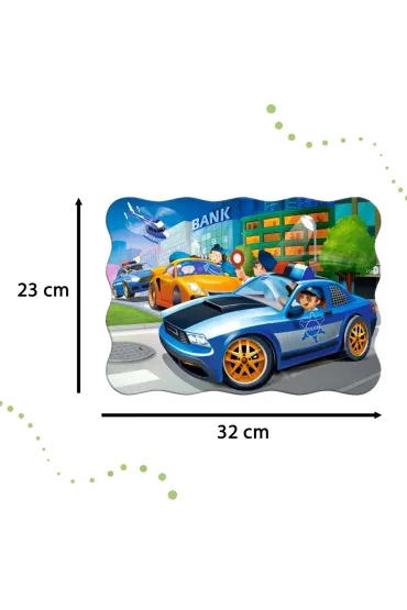 Puzzle 30 el. Police Chase Castorland