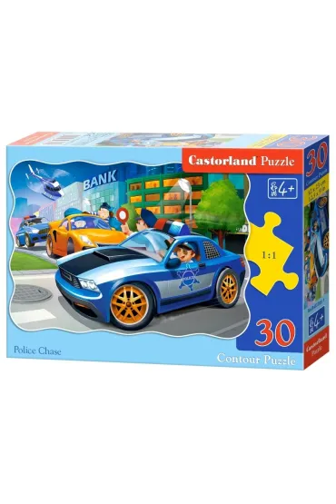 Puzzle 30 el. Police Chase Castorland