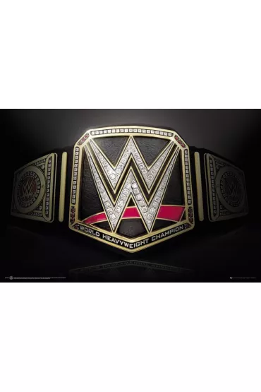 WWE Wrestling Mistrzowski Pas - plakat 91,5x61 cm