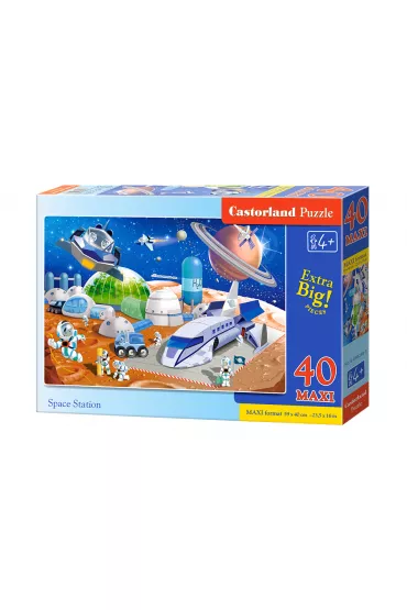 Puzzle maxi 40 el. Stacja kosmiczna Castorland