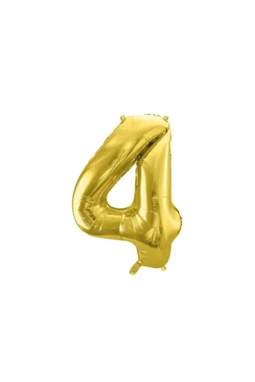 PartyDeco Balon foliowy 4 jasny z�oty 72cm