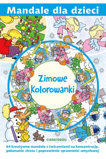 Zimowe kolorowanki. Mandale dla dzieci - Tamara Micha�owska, Magdalena Gawro�ska
