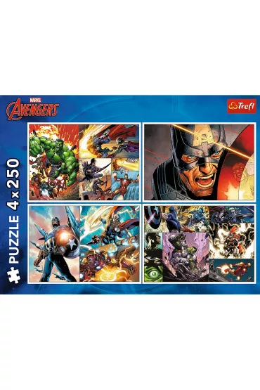 Puzzle 4x250 Bohaterskie dni TREFL
