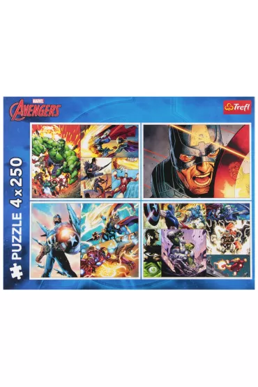 Puzzle 4x250 Bohaterskie dni TREFL