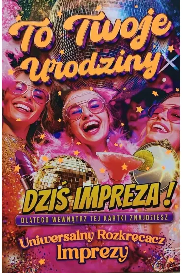 Yeku Karnet Urodziny damskie