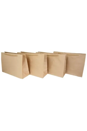 Rozette Torebka kraft horyzontalna 37x25x11 cm 10 szt.