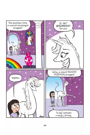 Komiksy s� super! Czapki z g��w! Fibi i jednoro�ec. Tom 7 - Dana  Simpson