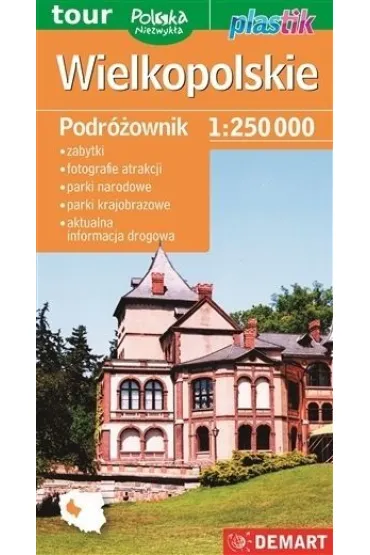 Wielkopolskie. Podr�ownik 1:250 000. Polska niezwyk�a. Plastik /2024