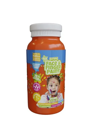 Boti Farba dla malowania palcami pomara�czowa 250ml 250 ml