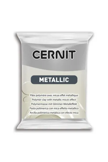 Cernit Modelina metaliczna srebrna 56 g