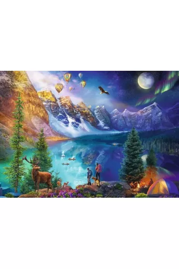 Puzzle 2x500 el. Wycieczka po Ameryce Trefl