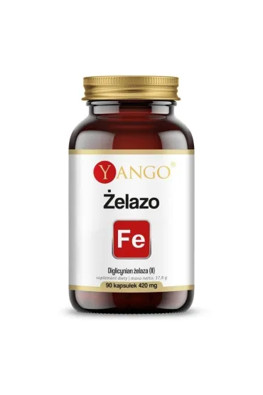 Yango Żelazo Diglicynian 100mg - 90 kapsułek dla energii i odporności