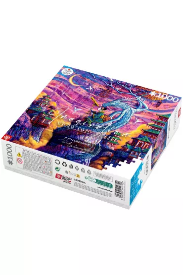 Puzzle 1000 el. Roch Urbaniak Sakura i Ryu Good Loot