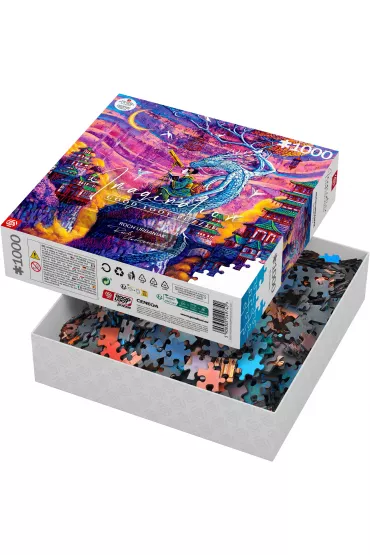 Puzzle 1000 el. Roch Urbaniak Sakura i Ryu Good Loot