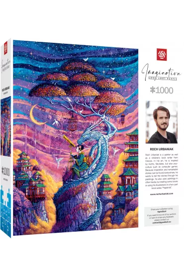 Puzzle 1000 el. Roch Urbaniak Sakura i Ryu Good Loot