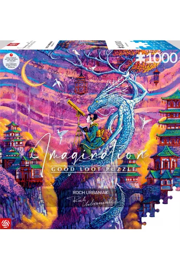Puzzle 1000 el. Roch Urbaniak Sakura i Ryu Good Loot