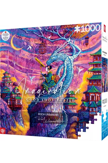Puzzle 1000 el. Roch Urbaniak Sakura i Ryu Good Loot