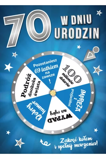 Armin Style Karnet Urodziny 70