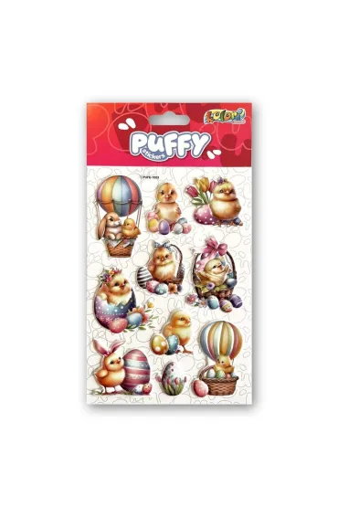 Naklejki Penmate Kolori Puffy PUFE-1003 Wielkanoc III