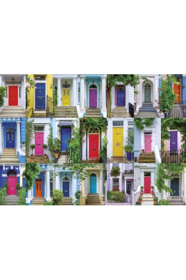 Puzzle 1000 el. Drzwi z Notting Hill Londyn Anglia Educa