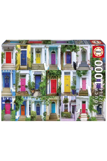 Puzzle 1000 el. Drzwi z Notting Hill Londyn Anglia Educa