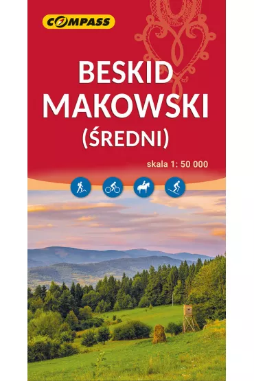 Beskid Makowski (�redni) mapa skala 1 : 50 000
