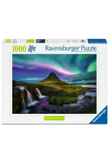Puzzle 1000 Aurora Over Kirkjufell Ravensburger