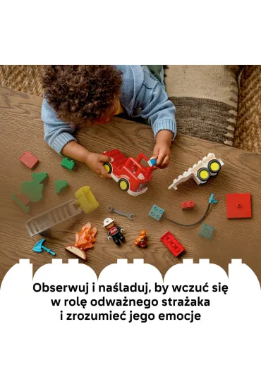 LEGO DUPLO W�z stra�acki z w�em i stra�akiem 10473