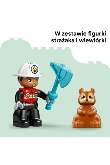 LEGO DUPLO W�z stra�acki z w�em i stra�akiem 10473