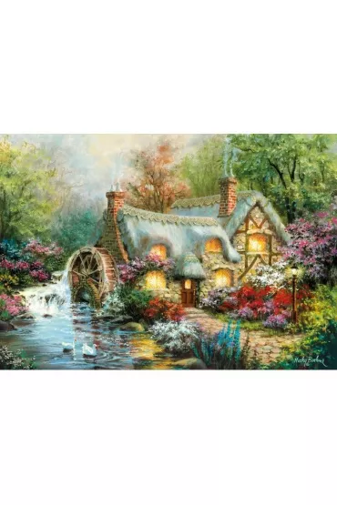 Puzzle 1500 el. High Quality Collection. Dom z m�ynem Clementoni