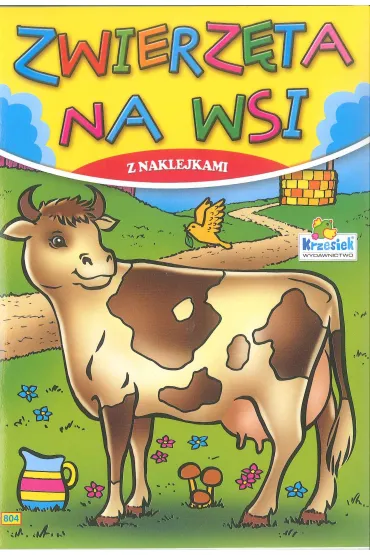 Kolorowanka Zwierz�ta na wsi. Krowa ( A5, 16 stron)