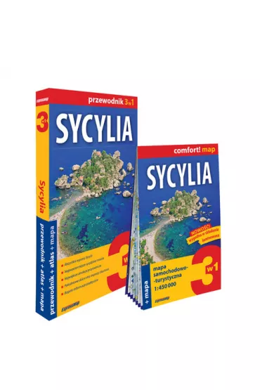 Sycylia 3w1: przewodnik + atlas + mapa - Agnieszka Fundowicz-Skrzy�ska