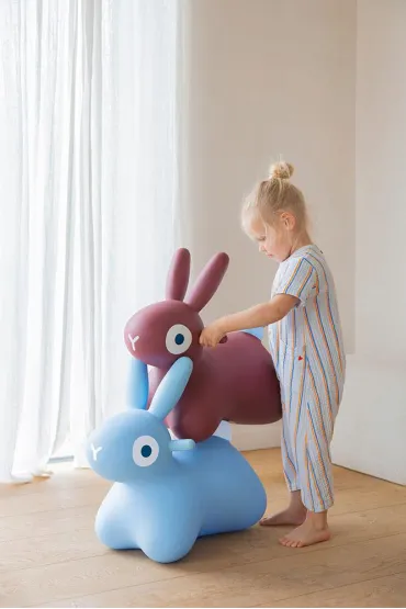 Skoczek Hoppi Bunny Blue Quut