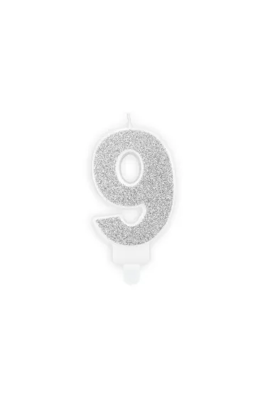 PartyDeco �wieczka urodzinowa 9 7cm