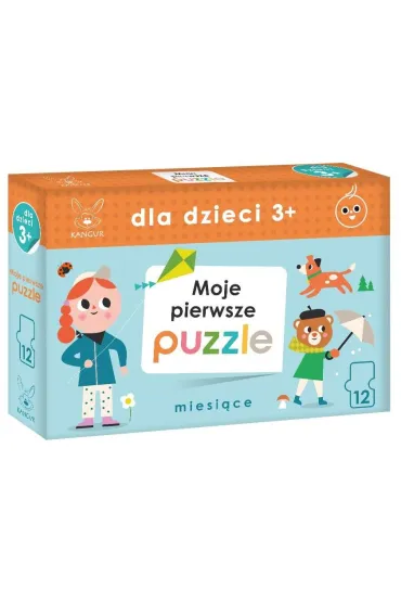 Dla Dzieci 3+ Moje pierwsze Puzzle. Miesi�ce Kangur