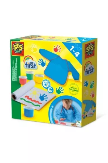 Ses Creative Malowanie palcami z fartuszkiem My First