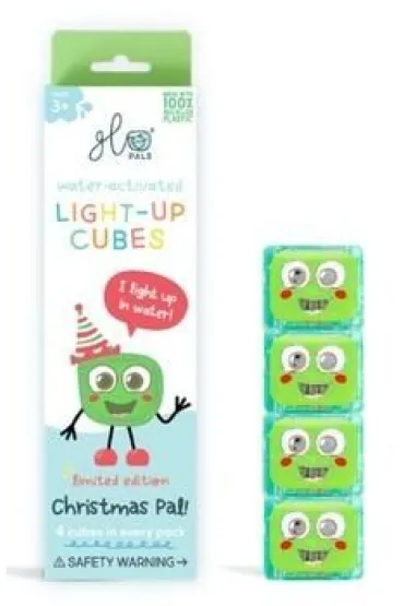 Kostki sensoryczne �wiec�ce w wodzie Christmas Glo Pals