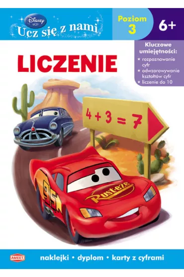 Disney Ucz si� z nami. Auta. Liczenie - UDB12