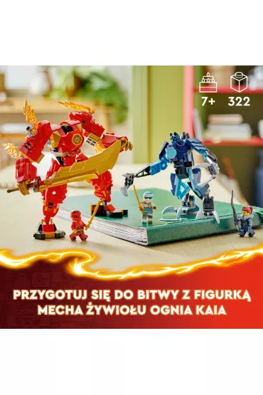 LEGO NINJAGO Mech ywiou ognia Kaia 71808