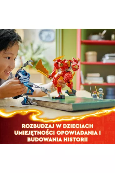 LEGO NINJAGO Mech ywiou ognia Kaia 71808