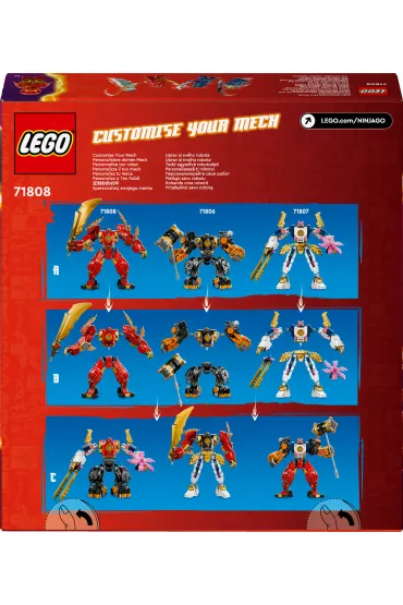 LEGO NINJAGO Mech ywiou ognia Kaia 71808