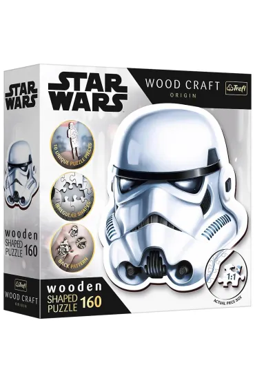Puzzle drewniane 160 el. He�m szturmowca Trefl