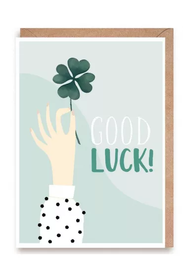 Cardie Kartka okoliczno�ciowa Powodzenia Good luck!