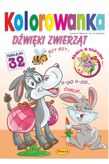 D�wi�ki zwierz�t. Kolorowanka. Seria z elfami - Ernest B��dowski, W�odzimierz Kruszewski
